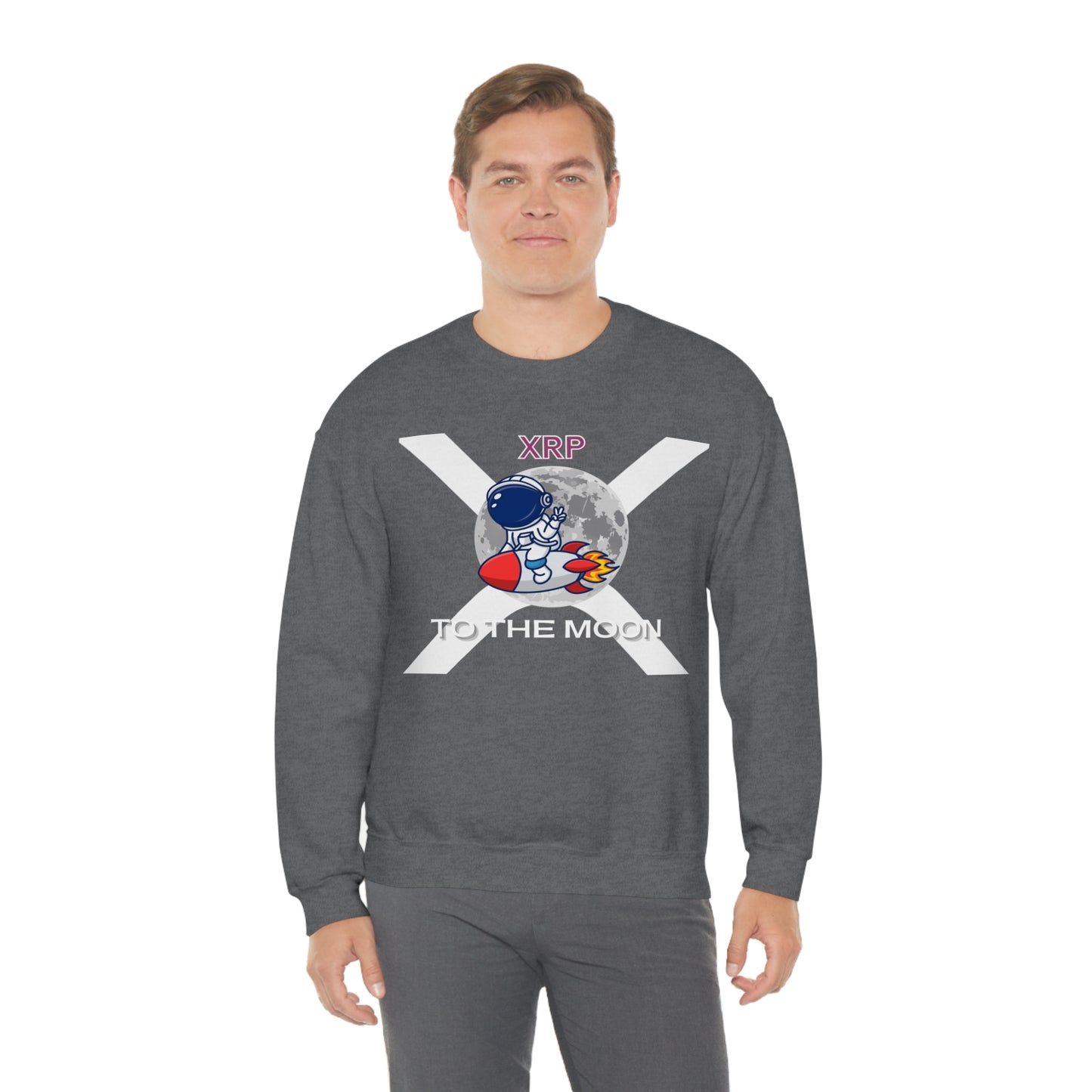 XRP To the Moon (Unisex Crewneck Sweatshirt)