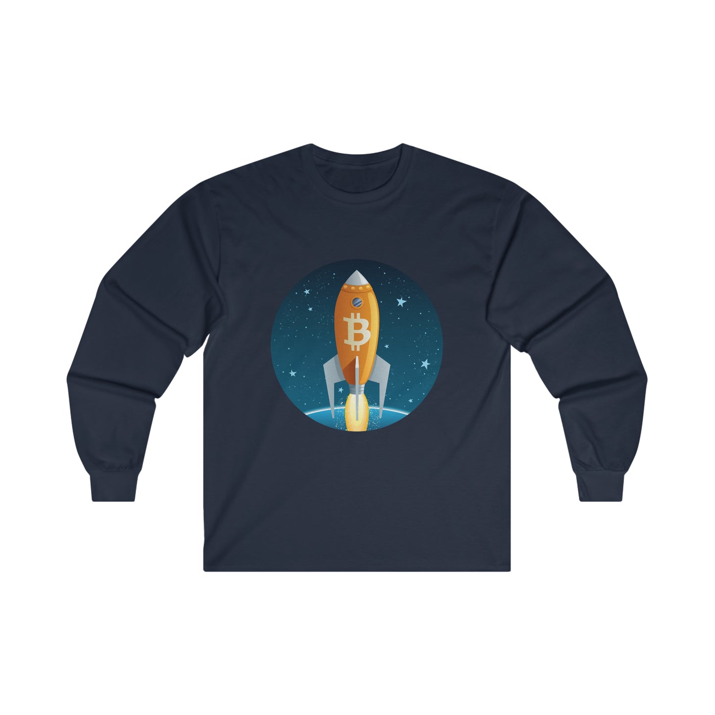 Bitcoin Rocket Long Sleeve