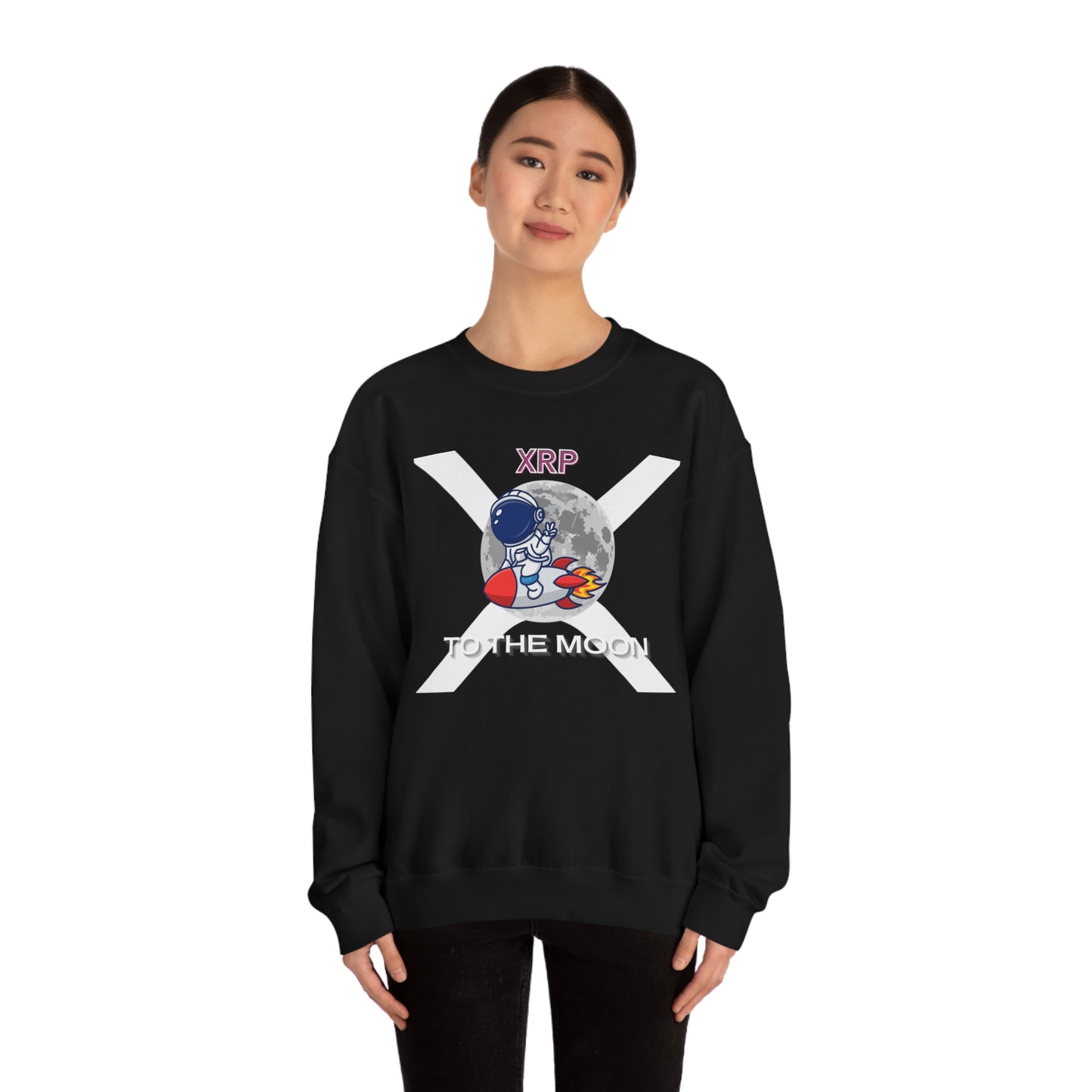 XRP To the Moon (Unisex Crewneck Sweatshirt)