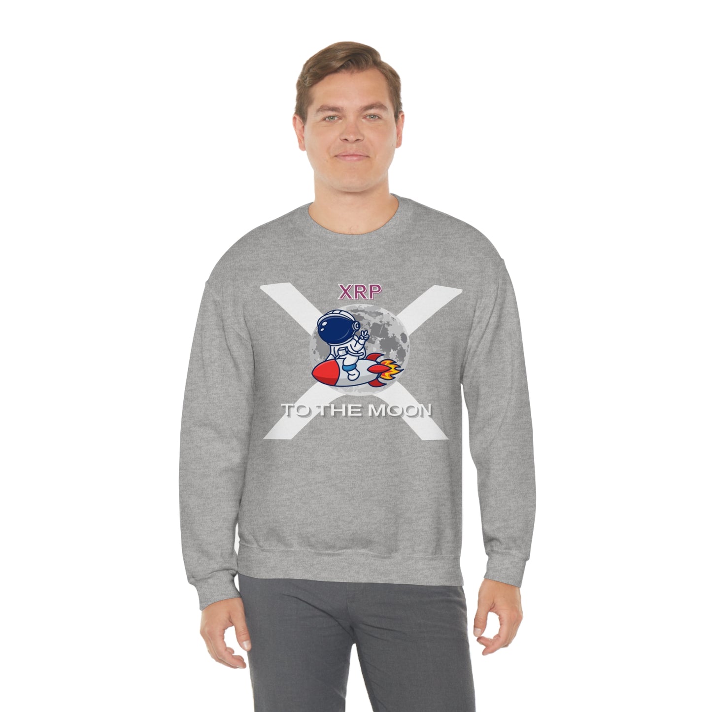 XRP To the Moon (Unisex Crewneck Sweatshirt)