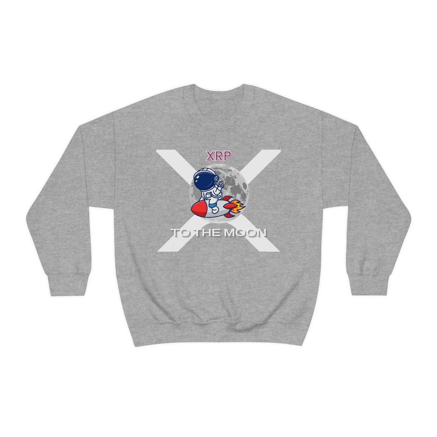 XRP To the Moon (Unisex Crewneck Sweatshirt)