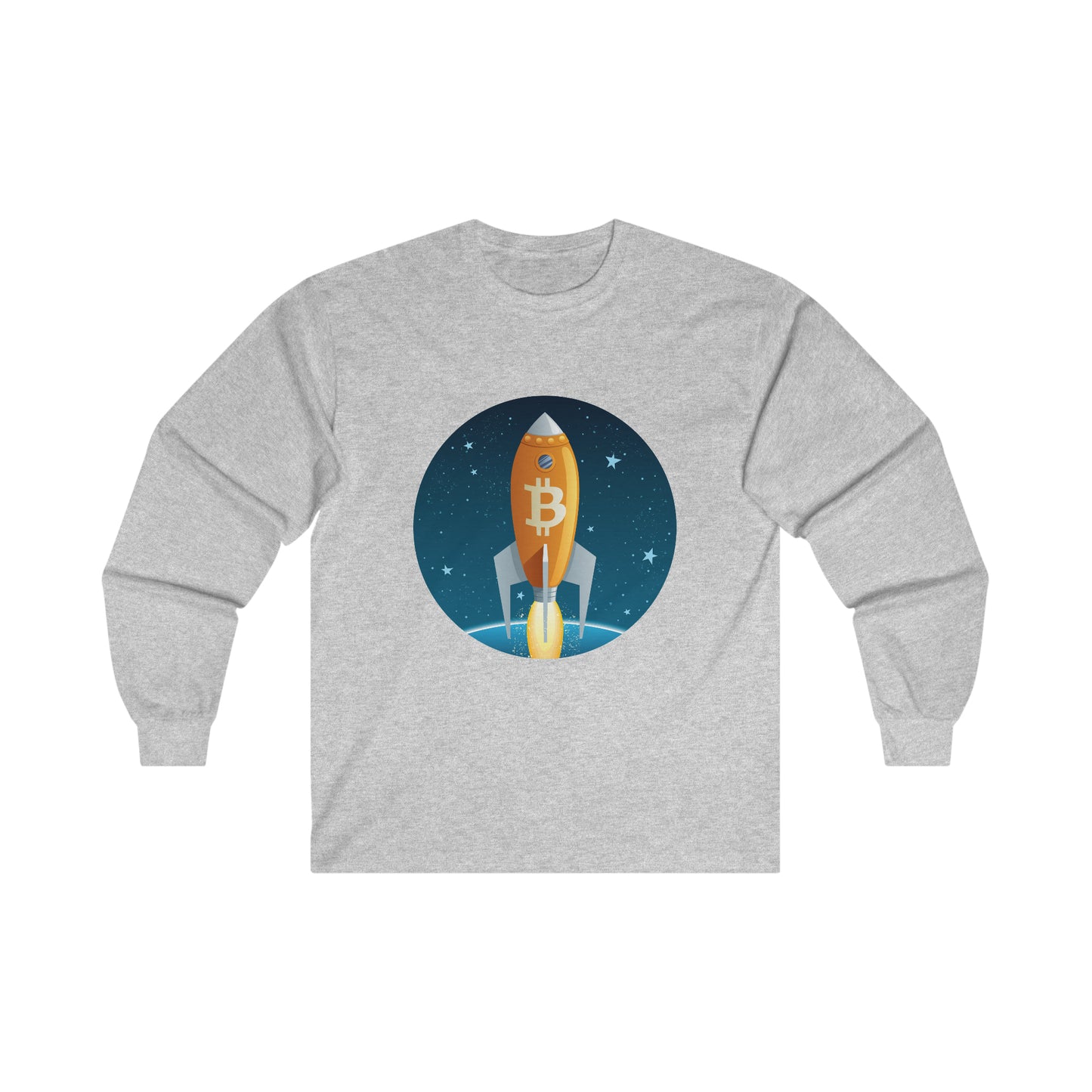 Bitcoin Rocket Long Sleeve