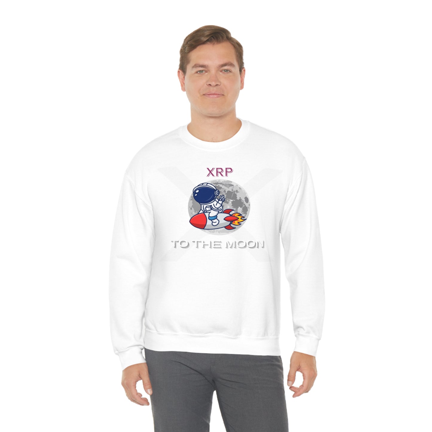 XRP To the Moon (Unisex Crewneck Sweatshirt)